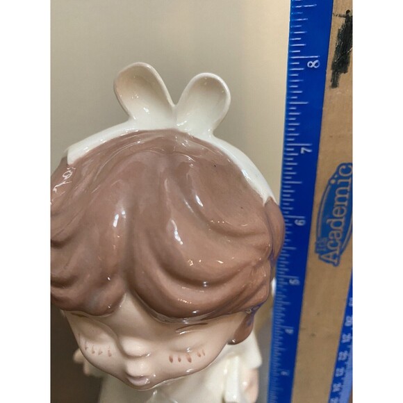 Beautiful 8" Tall Ivory Colored Kissing Angel with Book Figurine Collectible - Picture 8 of 9